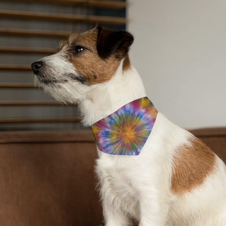 Made in USA Tie Dye Bull/'s Eye Cat Bandana Collar Pet Bandana Collar Pet Fashion Pet Gift Dog Bandana Collar
