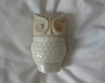 Avon precious owl bottle with box