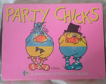 Party Chicks Game A Challenge for  Intelligent People 1989