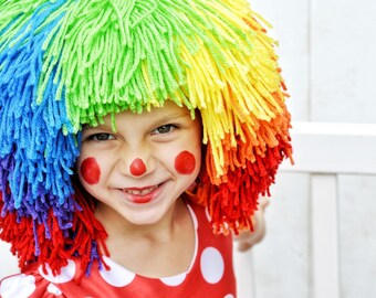 Clown Wig Etsy