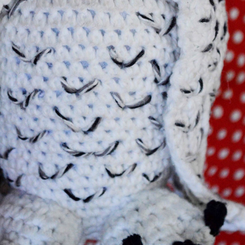 Crochet Owl PDF Pattern Snowy Owl white snow owl Amigurumi Owl pattern Stuffed crochet toy hoot hoot image 2