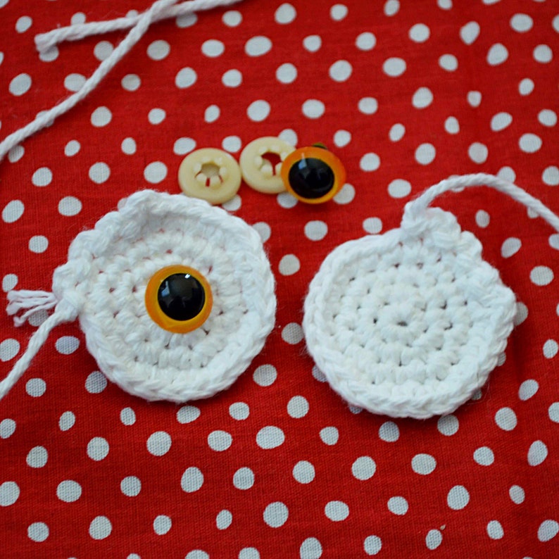 Crochet Owl PDF Pattern Snowy Owl white snow owl Amigurumi Owl pattern Stuffed crochet toy hoot hoot image 3