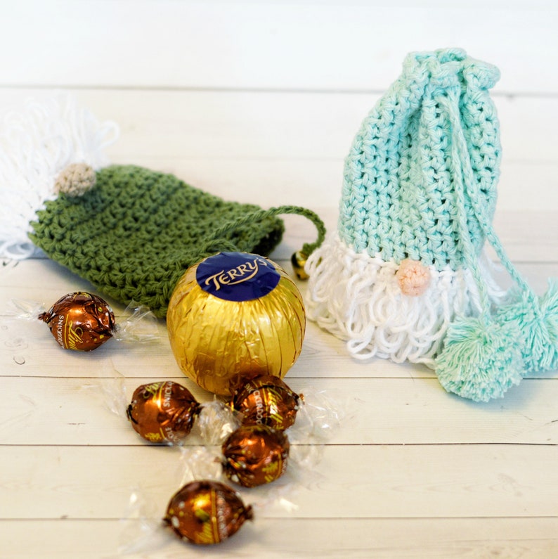 Holiday Gnome Treat Bag Crochet Pattern image 8