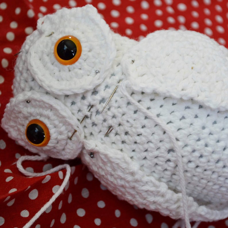 Crochet Owl PDF Pattern Snowy Owl white snow owl Amigurumi Owl pattern Stuffed crochet toy hoot hoot image 4