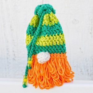 Holiday Gnome Treat Bag Crochet Pattern image 1