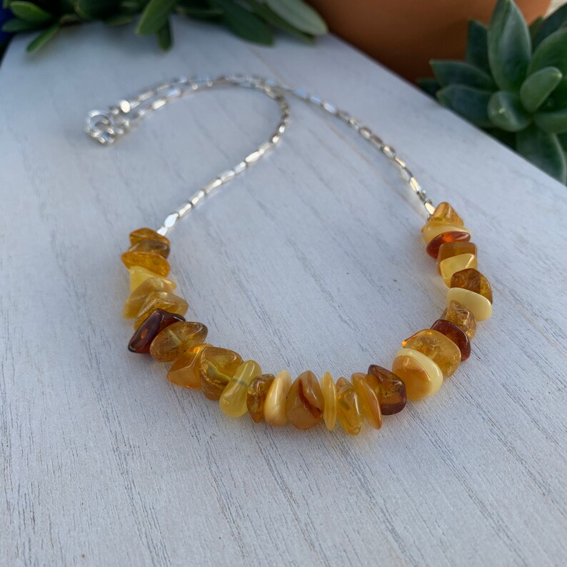 Amber Necklace 18 inch