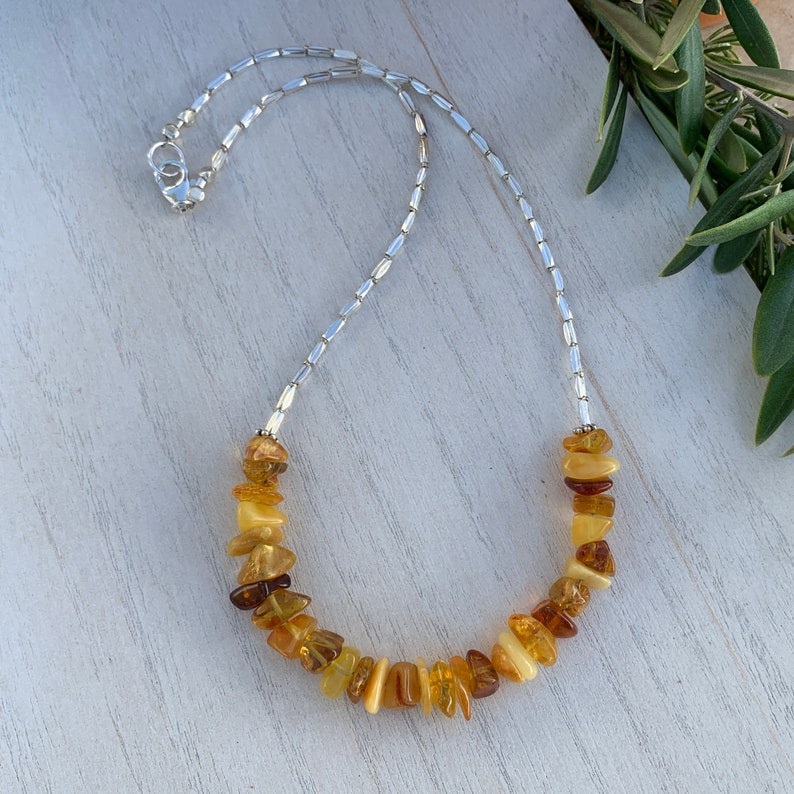 Amber Necklace 18 inch
