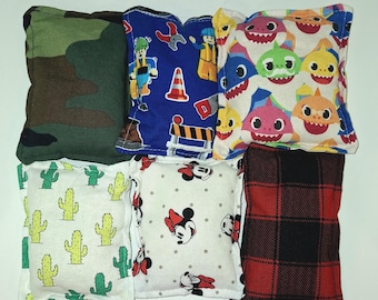 Mini HOT COLD PACK, Heat Therapy, Ice Pack, Microwave Heating Pad, Rice Bag, Pain Stress Relief, Kids Hot Cold Pack, Boo Boo pack