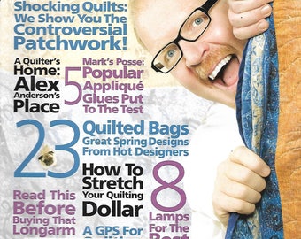 Quilter's Home Magazine with Mark Lipinski - March 2009 - Patterns, Recipes, and more