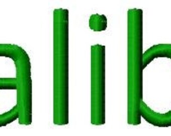 Calibri Machine Embroidery Fonts 1396