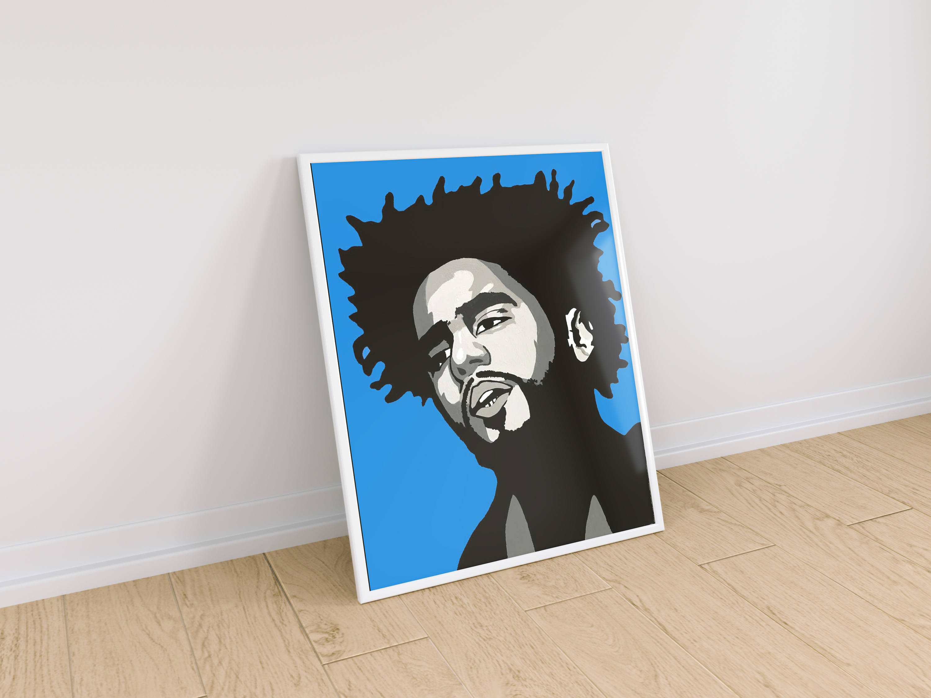 Discover J Cole Poster / J Cole Print / Stencil Art / Hip-Hop / Music  Poster ( Und) / J Cole Gift