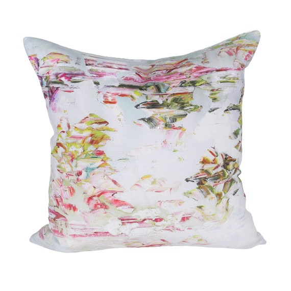 Pleasure Gardens Bloom designer pillow Fiori Gray designer pillow covers Made