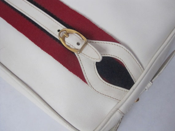 Vintage monogram red Gucci bag vintage Leather Cloth ref.485556 - Joli  Closet