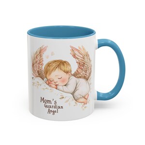 Mom's Guardian Angel Mug | Accent Coffee Mug image 14