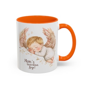 Mom's Guardian Angel Mug | Accent Coffee Mug image 15