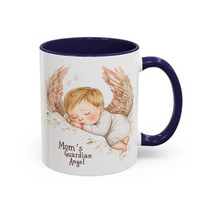 Mom's Guardian Angel Mug | Accent Coffee Mug image 11