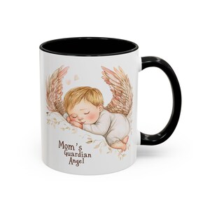 Mom's Guardian Angel Mug | Accent Coffee Mug image 10
