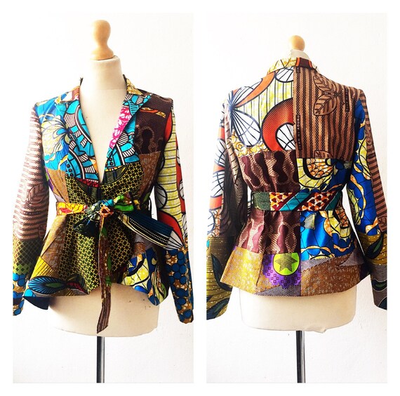 ankara peplum jacket styles