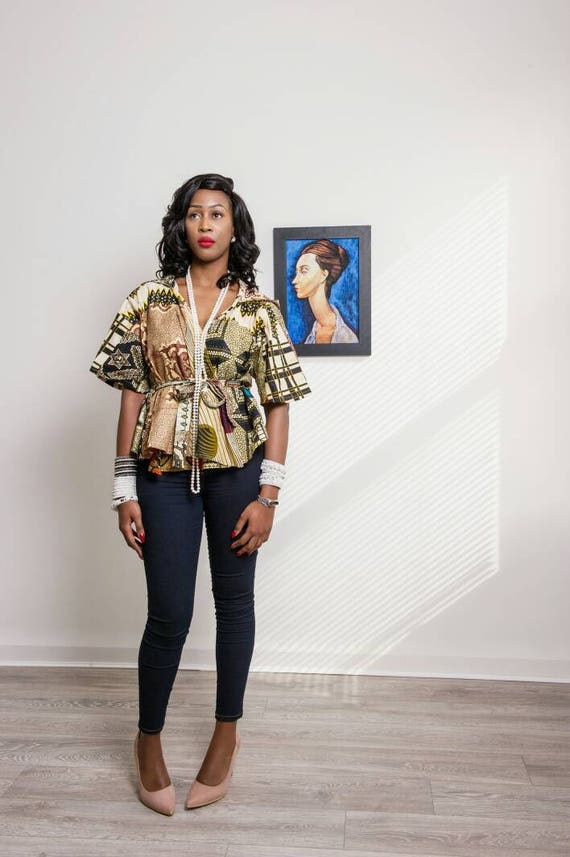 african wrap top