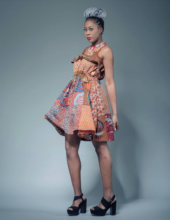 african print dresses plus size