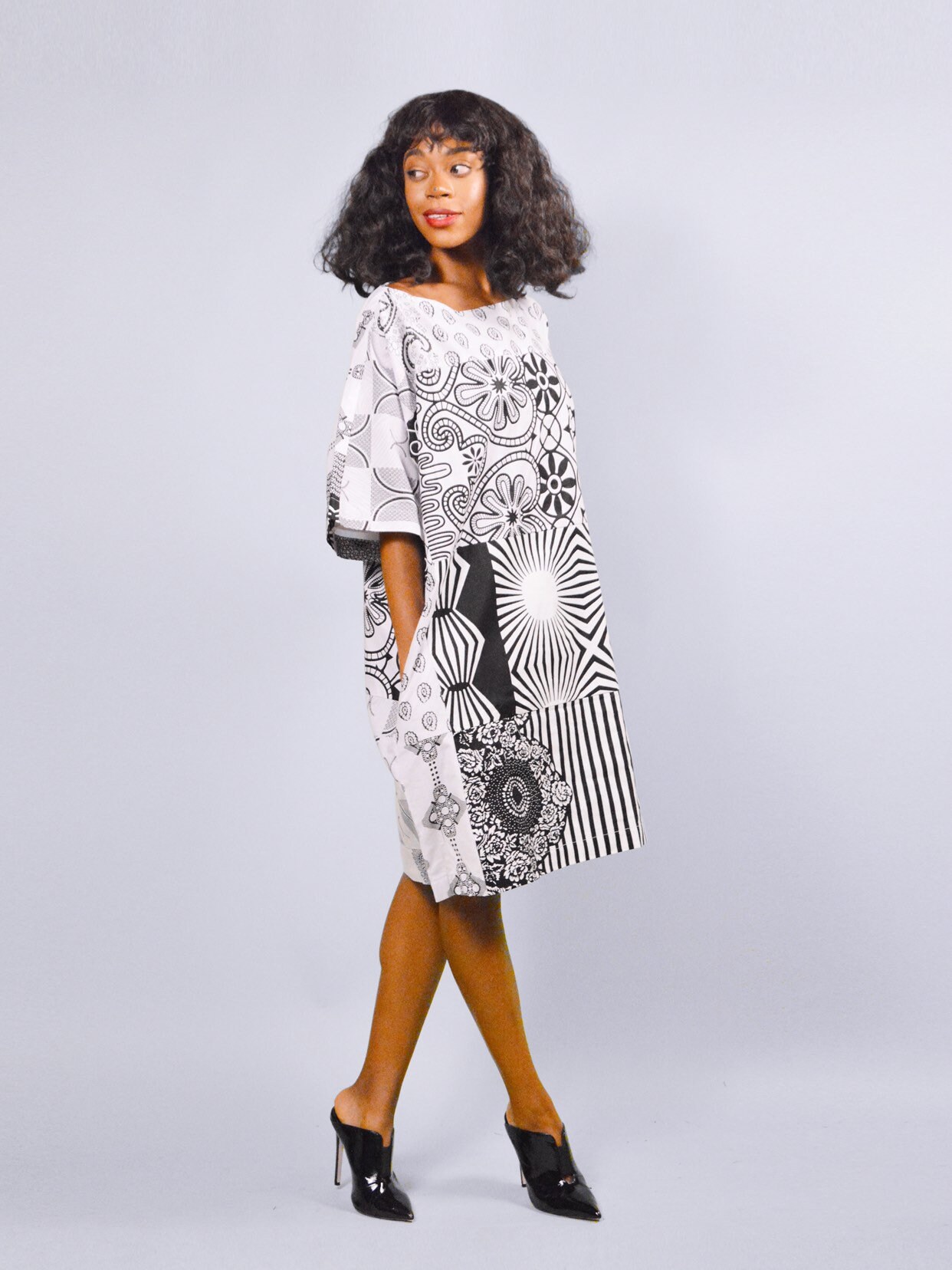casual dress navy blue