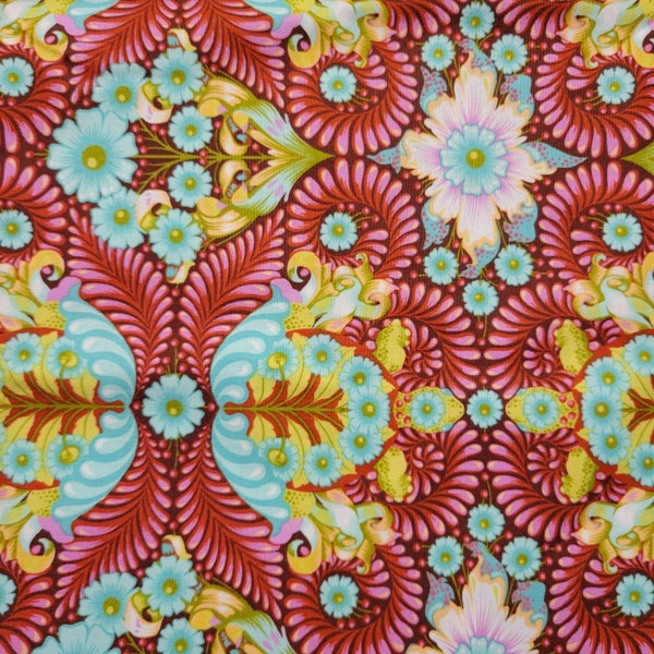 Tula Pink fabric  Slow and Steady PWTP 085 The Tortoise , 1 yard