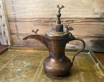 Copper Turkish aroma espresso pitcher