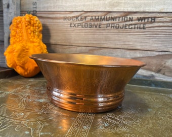 Copper indoor planter