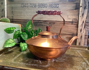 Copper with pure nickel lining country kettles teapot kettle still new in box