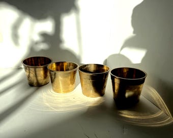 Brass planters used to be sticking holders