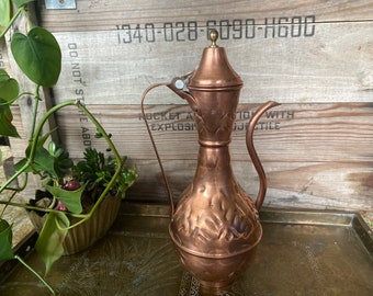 Copper oil dispenser