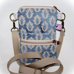 Mobiele telefoontas om op te hangen, jacquard mobiele telefoontas