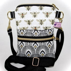 Mobile phone bag for hanging, jacquard mobile phone bag