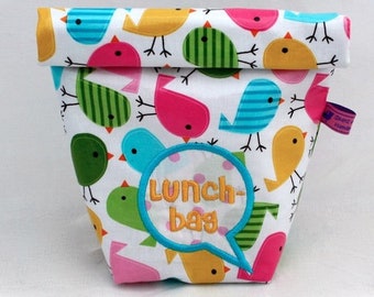 Lunchbag Brotbeutel mit Namen