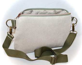 Corduroy bag, corduroy bag, corduroy shoulder bag, corduroy bag, handbag