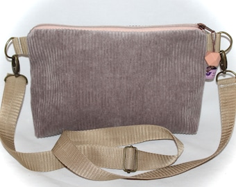 Corduroy bag, corduroy bag, corduroy shoulder bag, corduroy bag, handbag