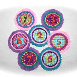 Zahlen-Patch Geburtstagskrone