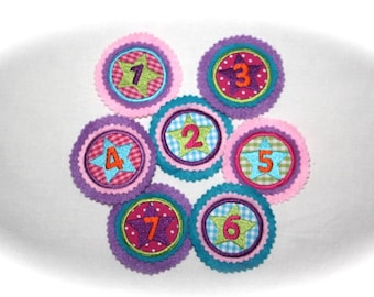 Number Patch Birthday Crown