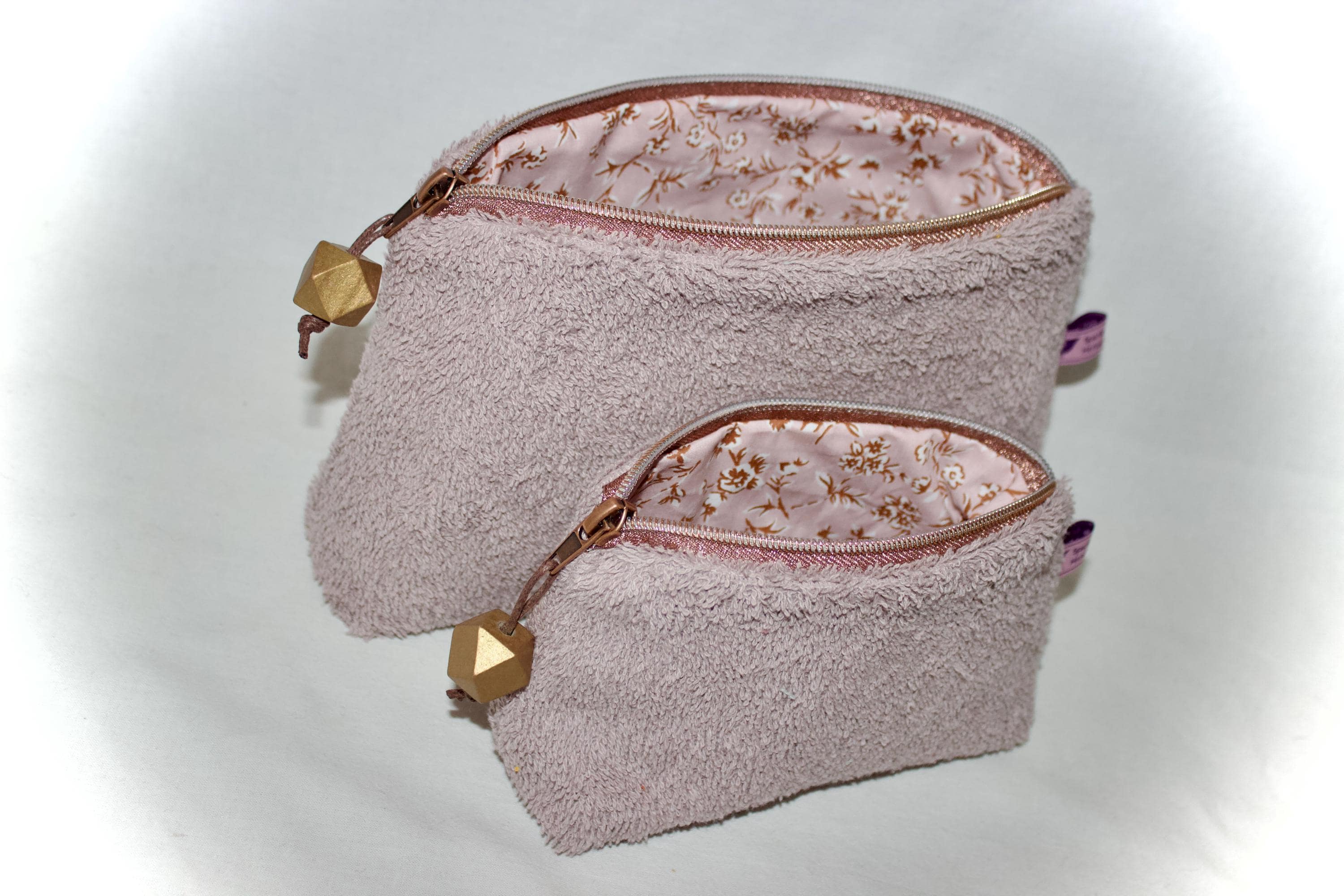 Kosmetiktasche aus Frottee, Kosmetiktasche, Kosmetiktäschchen