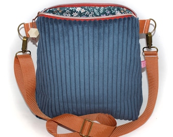 Corduroy bag, corduroy bag, corduroy shoulder bag, corduroy bag, handbag