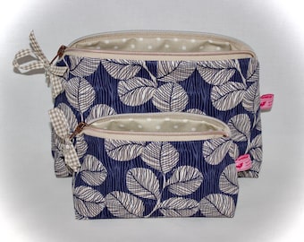 Cosmetic bag made of oilcloth, cosmetic bag, cosmetic pouch, toiletry bag