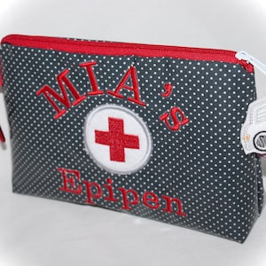Epipen Tasche, Epipen Hülle, Allergiker-Tasche, Medikamenten-Tasch, personalisiert