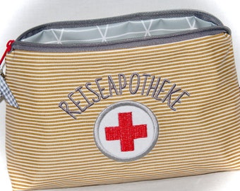 Notfall-Täschchen Erste-Hilfe-Tasche Globulitasche Reiseapotheke