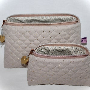 Muslin cosmetic bag, cosmetic bag, cosmetic pouch