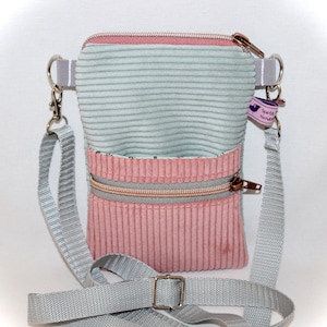 Handytasche zum Umhängen, Handytasche Cord, Cord-Tasche