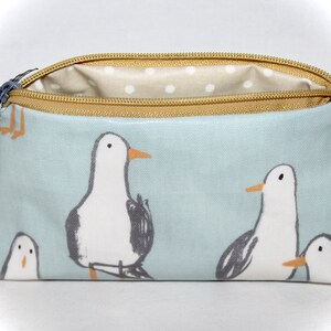 Kosmetiktasche mit Möwen