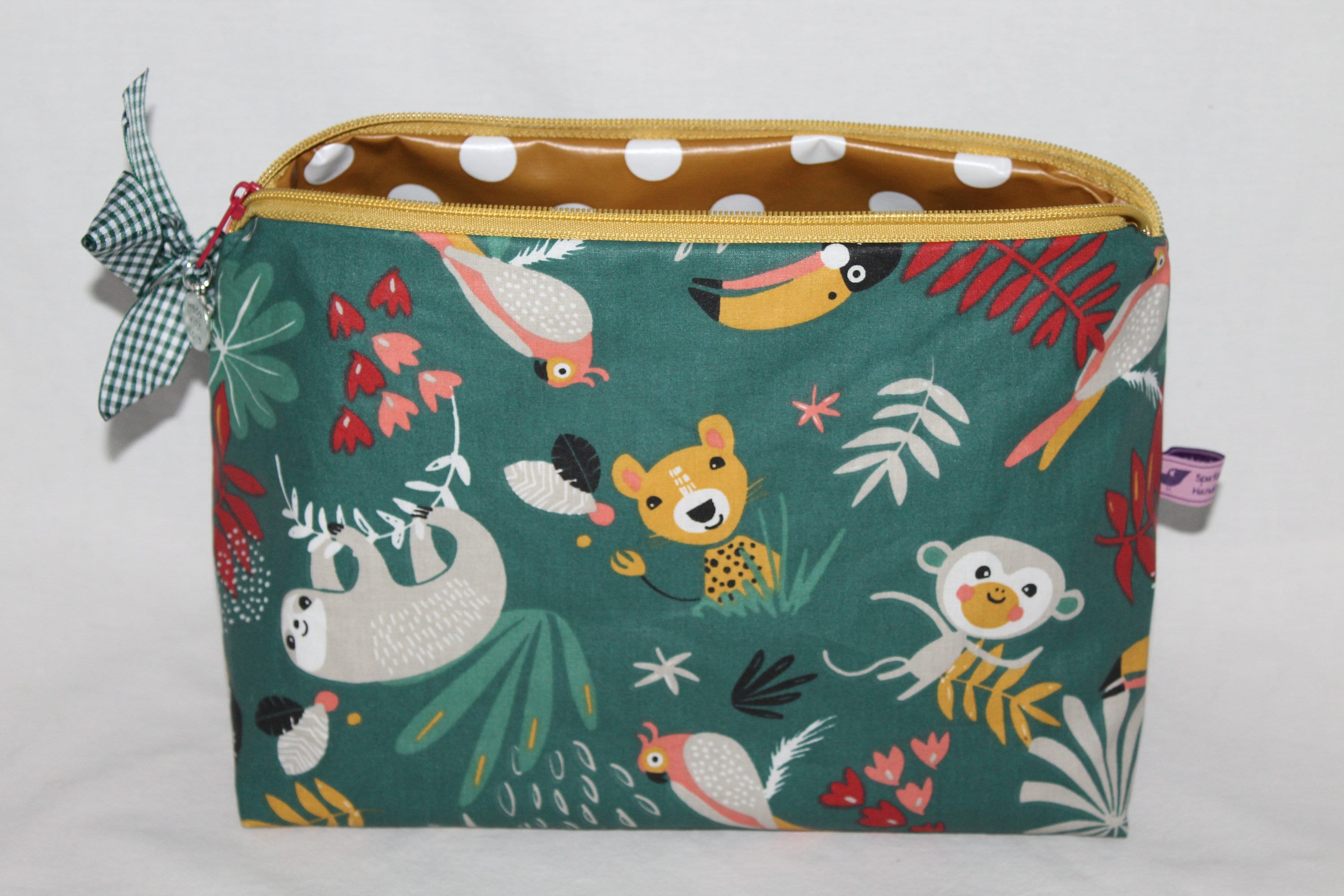 Affenzahn Toilettas - voor kinderen van 1-5 jaar op de kleuterschool als toilettas voor meisjes en jongens, uil - turquoise