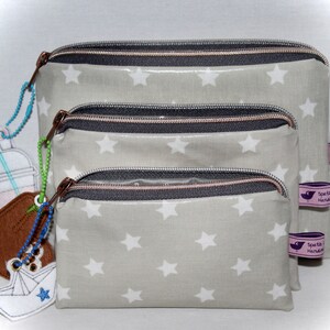 Sacos de cosméticos, conjunto de bolsas, conjunto de bolsas de cosméticos, bolsa Krims Krams
