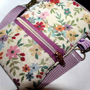 Handytasche zum Umhängen, Handytasche Jacquard Bild 6