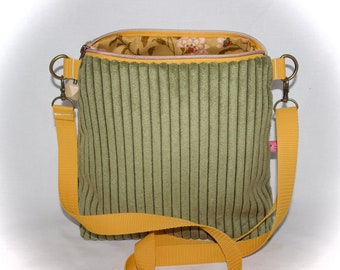 Corduroy bag, corduroy bag, corduroy shoulder bag, corduroy bag, handbag